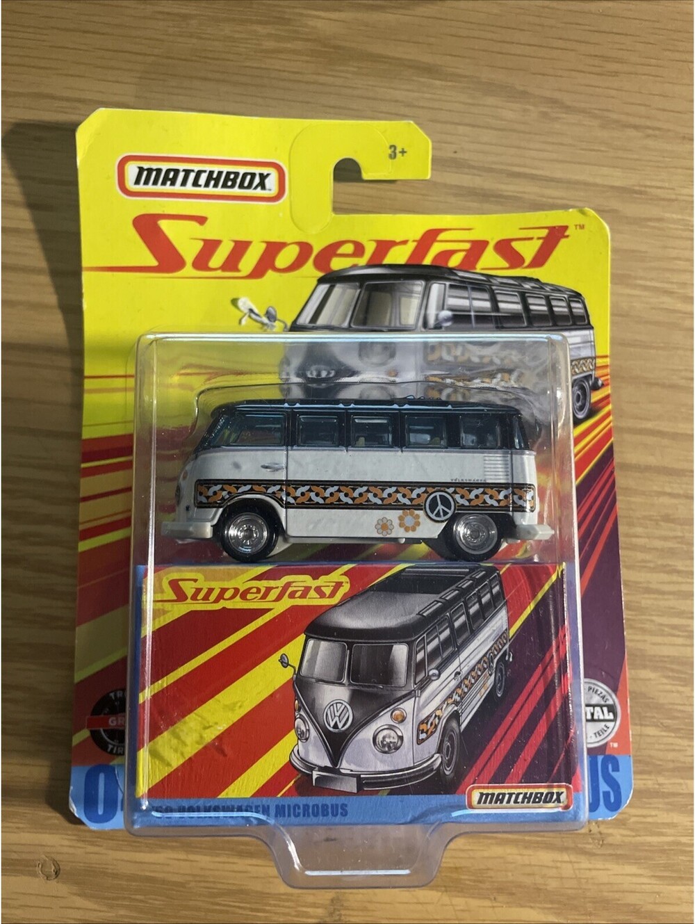 2020 Matchbox '59 Volkswagen Microbus #4 Black & White - SUPERFAST